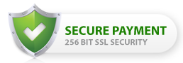 Secured with 256 Bit SSL Security